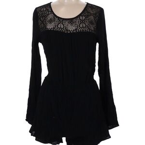 Xhilaration Black Romper Size M